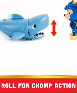 Paw Patrol Aqua Pups Chase And Shark Figure Set -Discoveroo Sales Store AB SM6065411 CHASE 2
