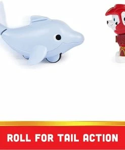 Paw Patrol Aqua Pups Marshall And Dolphin Figure Set -Discoveroo Sales Store AB SM6065411 MARSHALL 2