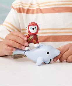 Paw Patrol Aqua Pups Marshall And Dolphin Figure Set -Discoveroo Sales Store AB SM6065411 MARSHALL 3