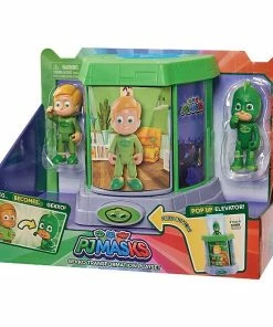 PJ Masks Gekko Transformation Figure Playset Green