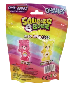Care Bears Unlock The Magic Ooshies Squeeze-e-Ballz - Cheer Bear - 10cm -Discoveroo Sales Store HS 22300 CHEER 2