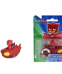PJ Masks Diecast Metal Vehicle Owl Glider Red -Discoveroo Sales Store JA000084 2