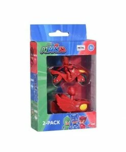PJ Masks Diecast Metal Vehicles Owlette 2 Pack Red