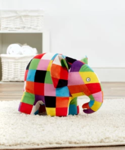 Elmer The Patchwork Elephant Baby Soft Plush Toy 20cm -Discoveroo Sales Store JA000598 3