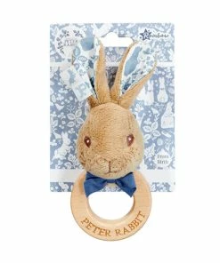 Signature Peter Rabbit Wooden Ring Rattle -Discoveroo Sales Store JA000779 2