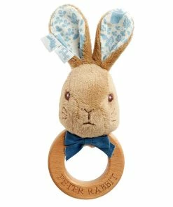 Signature Peter Rabbit Wooden Ring Rattle