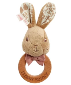 Peter Rabbit Signature Flopsy Bunny Wooden Ring Rattle