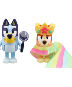 Bluey Queens Bingo & Bluey Figurines 2 Pack