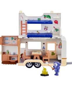 Bluey's Caravan Adventures Playset With Jean Luc