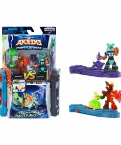 Legends Of Akedo Power Storm Versus Pack - Burndown VS Shred Head