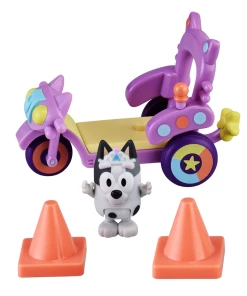Bluey Muffin's Cat Squad Bike Playset With Muffin Figurine