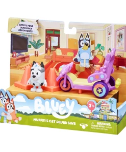 Bluey Muffin's Cat Squad Bike Playset With Muffin Figurine -Discoveroo Sales Store MO 17131 4