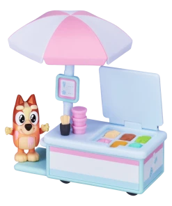 Bluey Ice Cream Cart With Bingo Figurine Vehicle Playset -Discoveroo Sales Store MO 17161CART 2