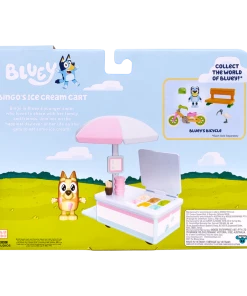 Bluey Ice Cream Cart With Bingo Figurine Vehicle Playset -Discoveroo Sales Store MO 17161CART 3