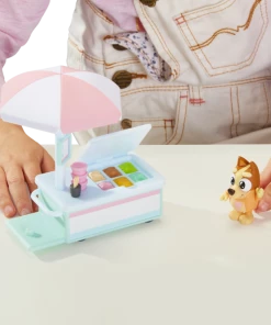 Bluey Ice Cream Cart With Bingo Figurine Vehicle Playset -Discoveroo Sales Store MO 17161CART 4