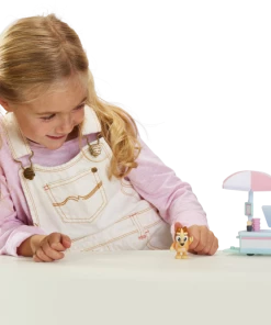 Bluey Ice Cream Cart With Bingo Figurine Vehicle Playset -Discoveroo Sales Store MO 17161CART 5