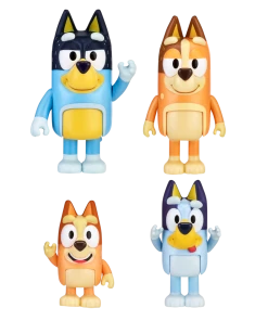 Bluey & Family New Expressions Mini Figurines 4 Pack 7.5cm -Discoveroo Sales Store MO 17195 2