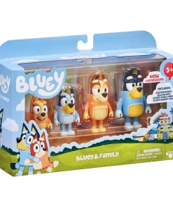 Bluey & Family New Expressions Mini Figurines 4 Pack 7.5cm -Discoveroo Sales Store MO 17195 3
