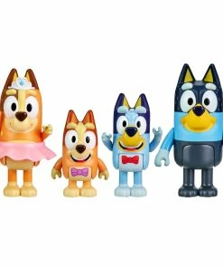 Bluey The Show Family Figurines 4 Pack