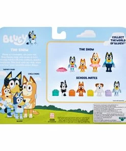 Bluey The Show Family Figurines 4 Pack -Discoveroo Sales Store MO 17338 17340 3