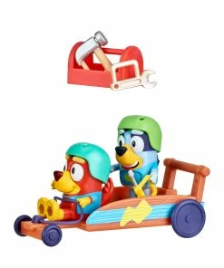 Bluey Rusty & Bluey's Go-Kart Vehicle Playset