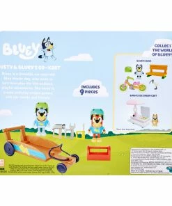 Bluey Rusty & Bluey's Go-Kart Vehicle Playset -Discoveroo Sales Store MO 17356 17357 3