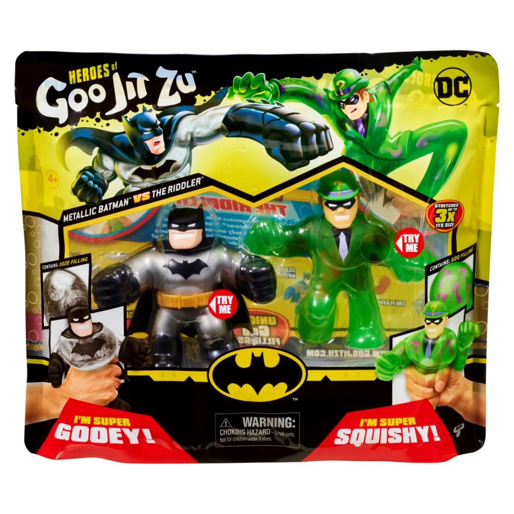 Heroes Of Goo Jit Zu DC Metallic Batman Vs The Riddler Pack Series 2 2 Heroes Of Goo Jit Zu DC Metallic Batman Vs The Riddler Pack Series 2 - Image 2