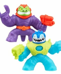 Heroes Of Goo Jit Zu Season 6 Galaxy Blast Versus Pack - Thrash Vs Quickdraw Rock Jaw