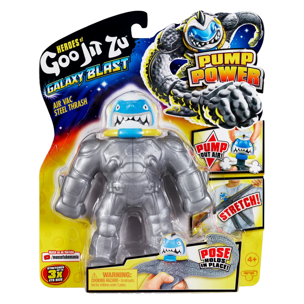 Heroes Of Goo Jit Zu Galaxy Blast Pump Power Air Vac - Steel Thrash 2 Heroes Of Goo Jit Zu Galaxy Blast Pump Power Air Vac - Steel Thrash - Image 2
