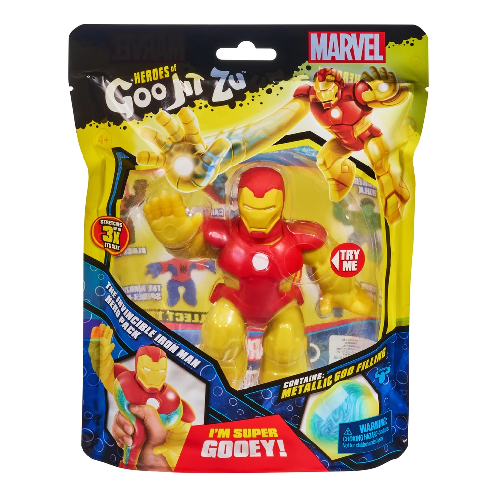 Heroes Of Goo Jit Zu Marvel Hero Pack - The Invincible Iron Man 3 Heroes Of Goo Jit Zu Marvel Hero Pack - The Invincible Iron Man - Image 3