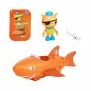 Octonauts Figure & Vehicle - Kwazii & Gup-B