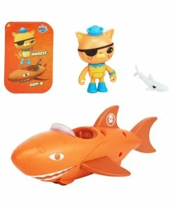 Octonauts Figure & Vehicle - Kwazii & Gup-B
