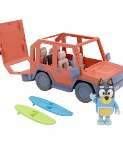Bluey Heeler 4WD Family Vehicle Playset With Bandit Figurine