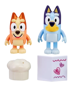 Fancy Restaurant: Bluey & Bingo Season 4 Mini Figurines 2 Pack -Discoveroo Sales Store MO000120FANCYREST 4