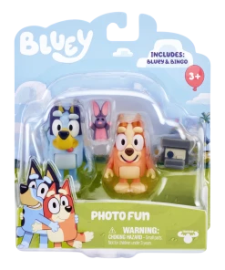 Photographer: Bluey & Bingo Season 4 Mini Figurines 2 Pack -Discoveroo Sales Store MO000120PHOTOFUN 2