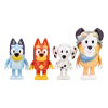 4-Pack Figurines: Bluey, Chloe, Calypso & Rusty
