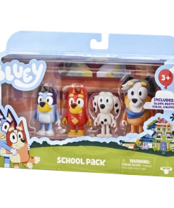 4-Pack Figurines: Bluey, Chloe, Calypso & Rusty -Discoveroo Sales Store MO000121 2