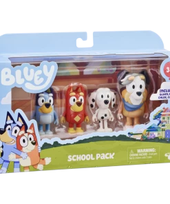 4-Pack Figurines: Bluey, Chloe, Calypso & Rusty -Discoveroo Sales Store MO000121 3