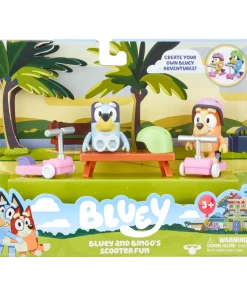 Scooter Time: Bluey & Bingo Figurines Season 4 Mini Vehicle Playset 8 Scooter Time: Bluey & Bingo Figurines Season 4 Mini Vehicle Playset -Discoveroo Sales Store MO000123SCOOTER 2