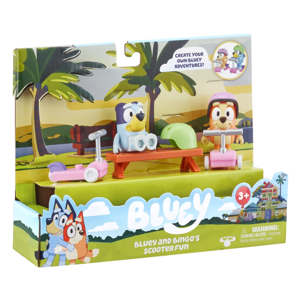 Scooter Time: Bluey & Bingo Figurines Season 4 Mini Vehicle Playset 5 Scooter Time: Bluey & Bingo Figurines Season 4 Mini Vehicle Playset - Image 5