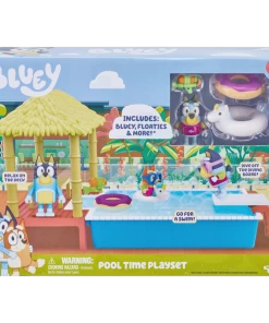 Bluey Pool Time Fun Playset Season 4 -Discoveroo Sales Store MO000124 2
