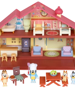Bluey Mega Bundle Home, BBQ Playset, And 4 Figures