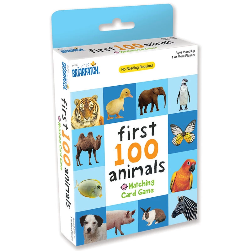 Briarpatch First 100 Matching Card Game – Animals 1 Briarpatch First 100 Matching Card Game – Animals