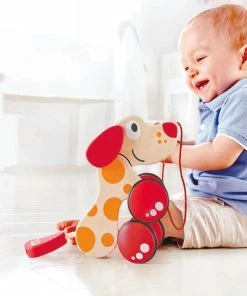 Hape Pepe Pull Along Puppy -Discoveroo Sales Store UG HE0347 4