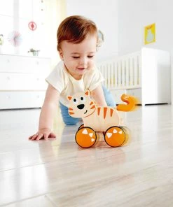 Hape Dante The Cat - Push And Go Pal -Discoveroo Sales Store UG HE0363 2
